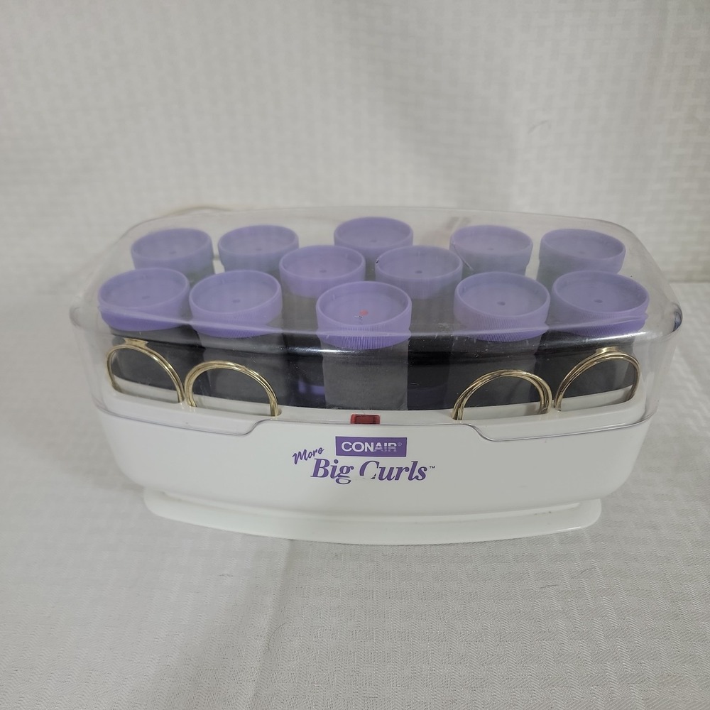 Conair CHV12P More Big Curls Rollers & Pins Hot Jumbo Pageant Hair Curler Tested